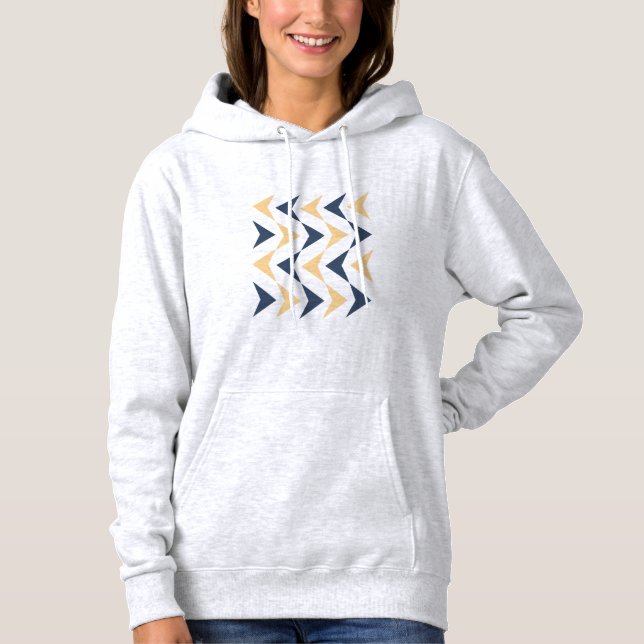 Pull À Capuche Flèches Jacquard (Devant)