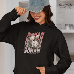 Pull À Capuche Fleurs Vintages de l'aquarelle de la femme Jour de