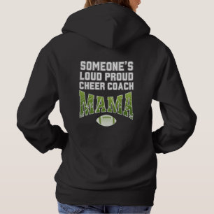 Pull À Capuche Football Maman L'ENTRAÎNEUR DE CHEER TRÈS FIER DE