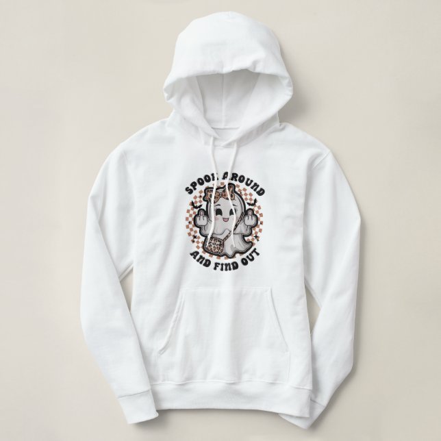 Pull À Capuche Fouinez autour et découvrez (Design devant)