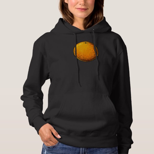 Pull À Capuche Fruits d'orange (Devant)