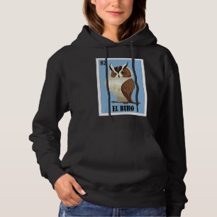 Pull À Capuche Funny Mexicain pour les amateurs de hibou - El Buh