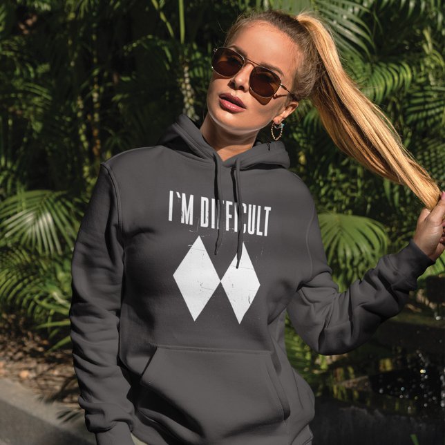 Pull À Capuche Funny Sports d'hiver Ski maman Gag d'anniversaire (Créateur téléchargé)