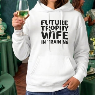 Pull À Capuche Futur Trophée de Mariée Femme Mariage Enterrement 
