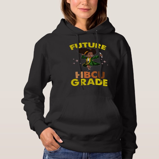 Pull À Capuche Future HBCU Grad History Black College Youth Kids  (Devant)