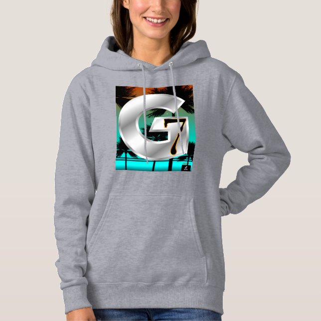 Pull À Capuche G7 | Group 7 | Tiktok | Unisex | Cotton | Hoodie  (Devant)