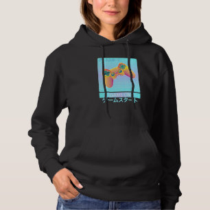 Pull À Capuche Game On Video Game Controller Retro Vaporwave Japa