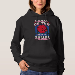 Pull À Capuche Gampa De L'Anniversaire Baller Basketball Thème An