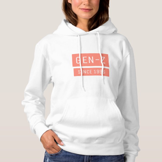 Pull À Capuche Gen-Z depuis 1996 (Devant)