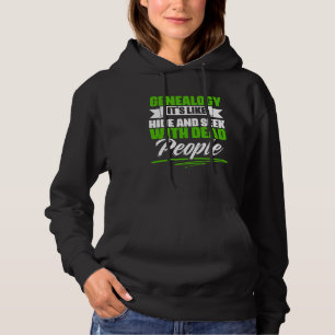 Pull À Capuche Généalogie comme cache-cache ancêtre historien gé