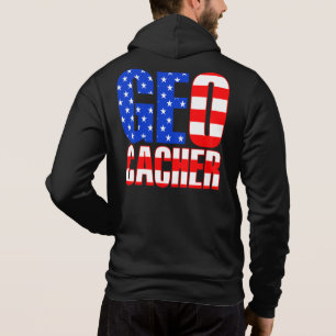 Pull À Capuche Géocacheur Américain