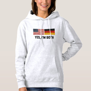 Pull À Capuche Germano-Américain Oui Je Suis Les Deux - Citoyen A