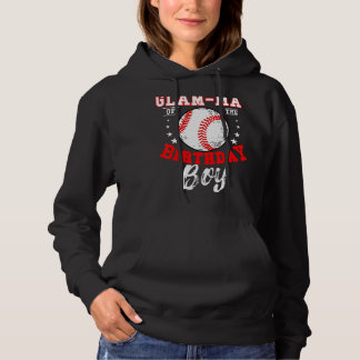 Pull À Capuche Glam Ma De L'Anniversaire Boy Baseball Thème Anniv
