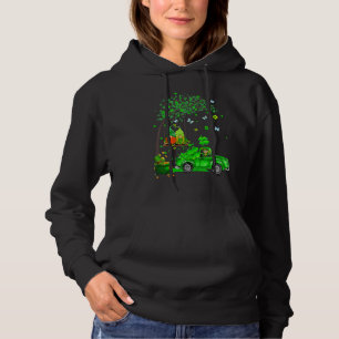 Pull À Capuche Gnome de tracteur drôle Jour de Saint-Patrick heur