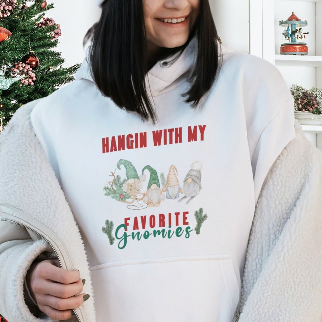 Pull À Capuche Gnomes Préférés Correspondance Fête de Noël (Créateur téléchargé)