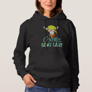 Pull À Capuche Goat Lady Farmer Chèvre Femme de chèvre Maman Fill