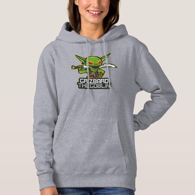 Pull À Capuche Goblin nommé Grizbard (Devant)