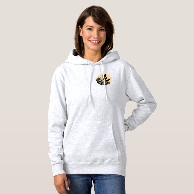 Pull À Capuche Good Vibes & High Tides Womens (Devant entier)