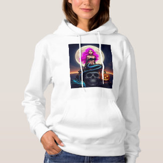Pull À Capuche Goth/Punk Mermaid 
