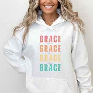 Pull À Capuche Grace Upon Grace Christian Faith Womens