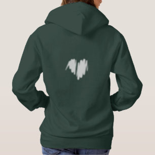 Pull À Capuche Graffiti blanc modéré Sprayed Heart Image