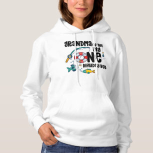 Pull À Capuche Grand-mère Un garçon de 1 an Pêche anniversaire T-