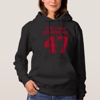 Pull À Capuche Grandma Fier De Football Numéro 47 R Personnel