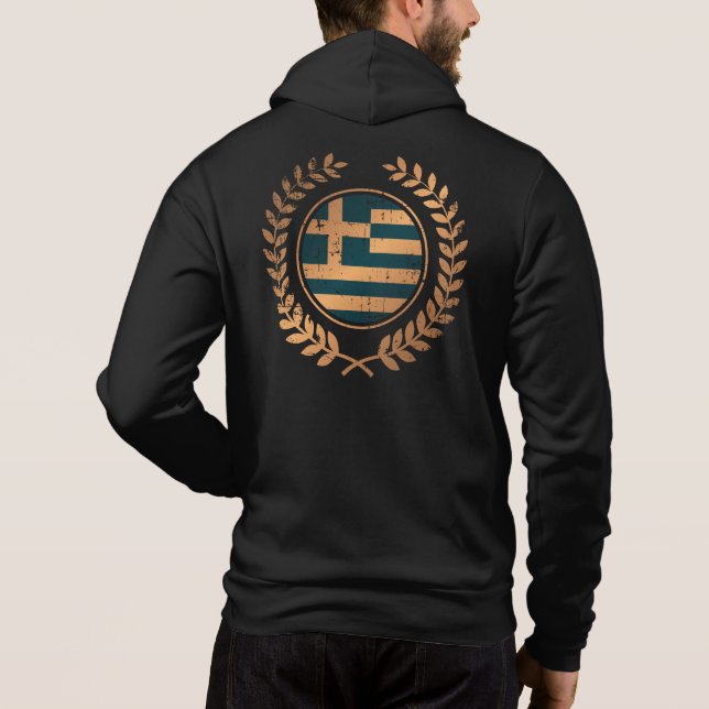 Pull À Capuche Grèce (Dos)