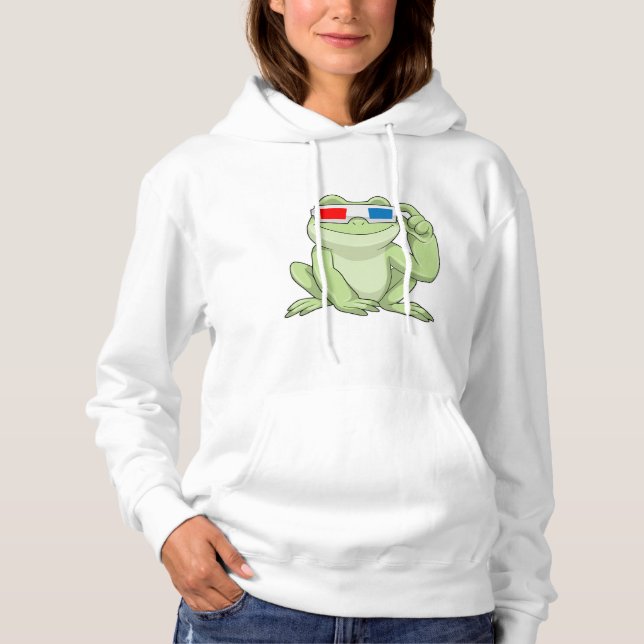 Pull À Capuche Grenouille Glasses (Devant)
