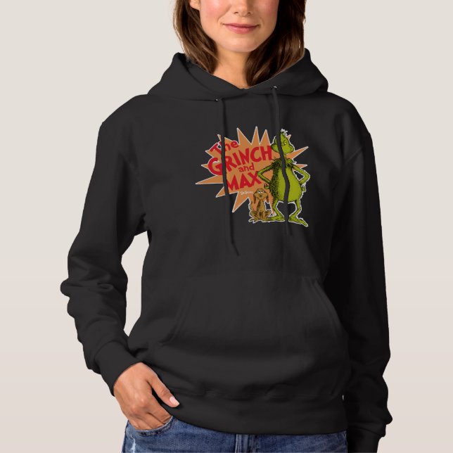 Pull À Capuche Grinch | Grinch & Max Starburst (Devant)
