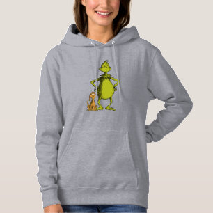 Pull À Capuche Grinch posture de Max et Grinch