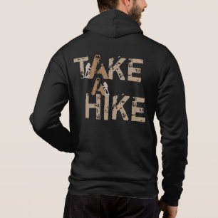 Pull À Capuche Grunge Faites une randonnée Typographie robuste