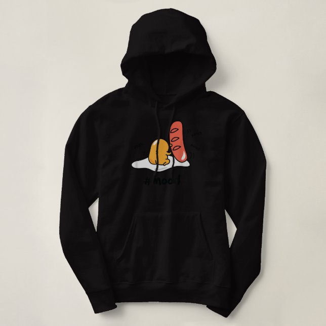 Pull À Capuche Gudetama l'Oeuf Lazy #humeur Boxe Punching Hot Do (Design devant)