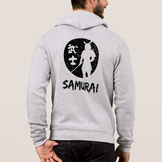 Pull À Capuche Guerrier Samouraï  (Dos)