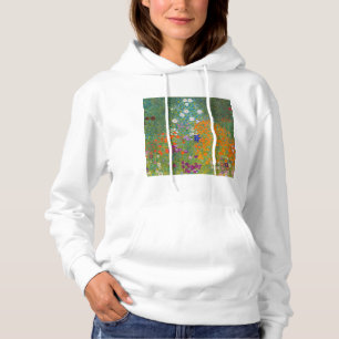 Pull À Capuche Gustav Klimt - Jardin de fleurs