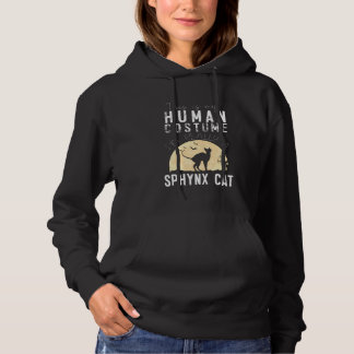 Pull À Capuche Halloween Costume humain Sphynx Chat Horreur Dépla