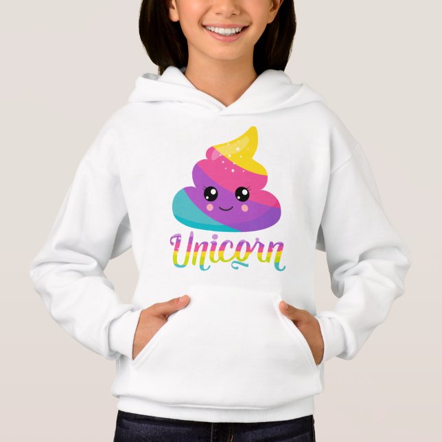 Pull à capuche Hanes ComfortBlend pour filles (Devant)