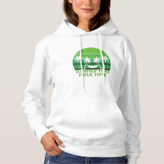 PULL À CAPUCHE HEURE D'ÉTÉ PISCINE.