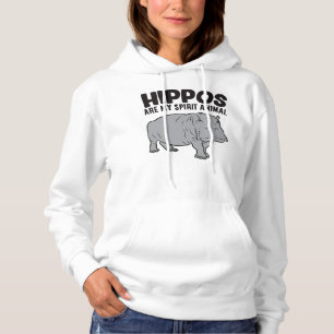 Pull À Capuche Hippopotamus Hippopotamus Les hippopotames Sont Mo