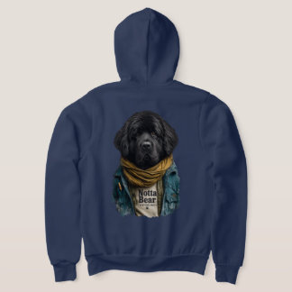 Pull À Capuche Hipster Urbain Newf – Style Notta Bear