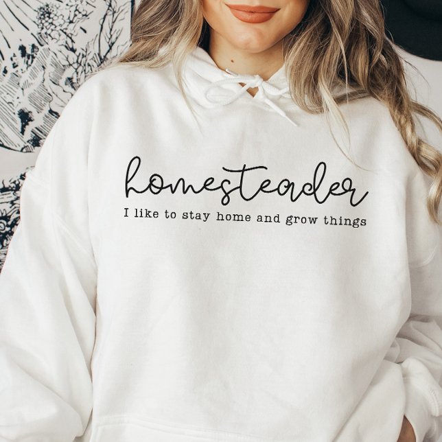 Pull À Capuche Homesteader Maman Homestead Mama (Homesteader, homesteading, homesteader mom, homesteader mama, homesteading family, homesteader shirt)