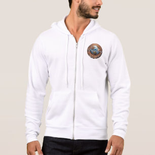 Pull À Capuche Hoodie à fermeture éclair pour hommes Bella+Canvas