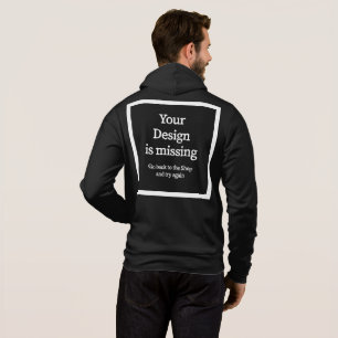 Pull À Capuche Hoodie avec fermeture à glissière - pression arriè