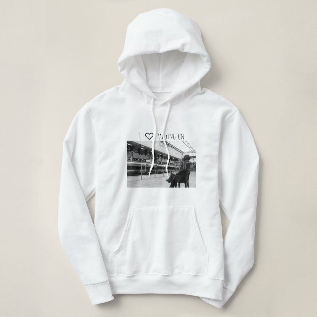 PULL À CAPUCHE I ♡ PADDINGTON (Design devant)