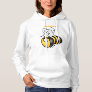 Pull À Capuche Illustration de dessin animé d'abeilles joyeux
