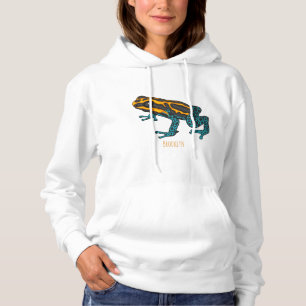Pull À Capuche Illustration de la grenouille à fléchettes de pois