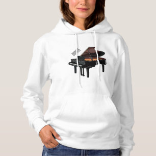 Pull À Capuche Illustration de piano