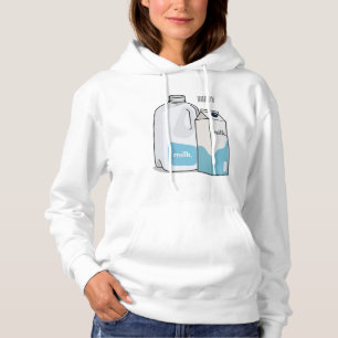 Pull À Capuche Illustration du lait