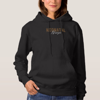 Pull À Capuche Infirmière néonatale Leopard NICU Infirmière