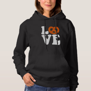 Pull À Capuche J'adore les bretzels pour la tenue de bureau du jo